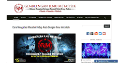 Desktop Screenshot of gemblenganilmumetafisik.com